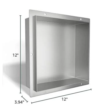 Bathroom Accessories Shower Niche Stainless Steel Shower Wall Niches