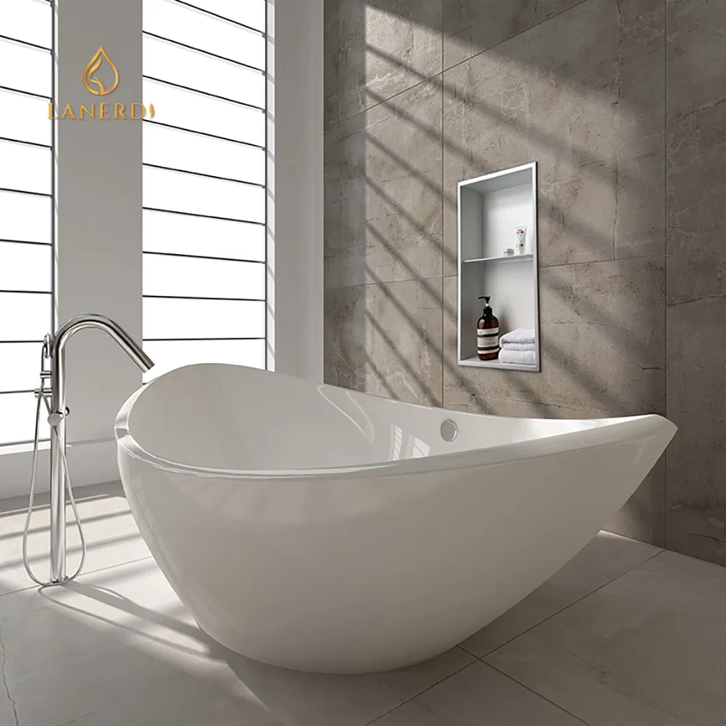 Wandmontiertes Badezimmerregal, doppelt, wasserdicht, Niche Acier Inoxydable Edelstahl, Niche Products, Badezimmer-Duschnische