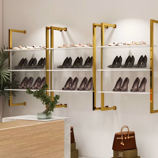 Großhandelswandregal aus Edelstahl und Metall